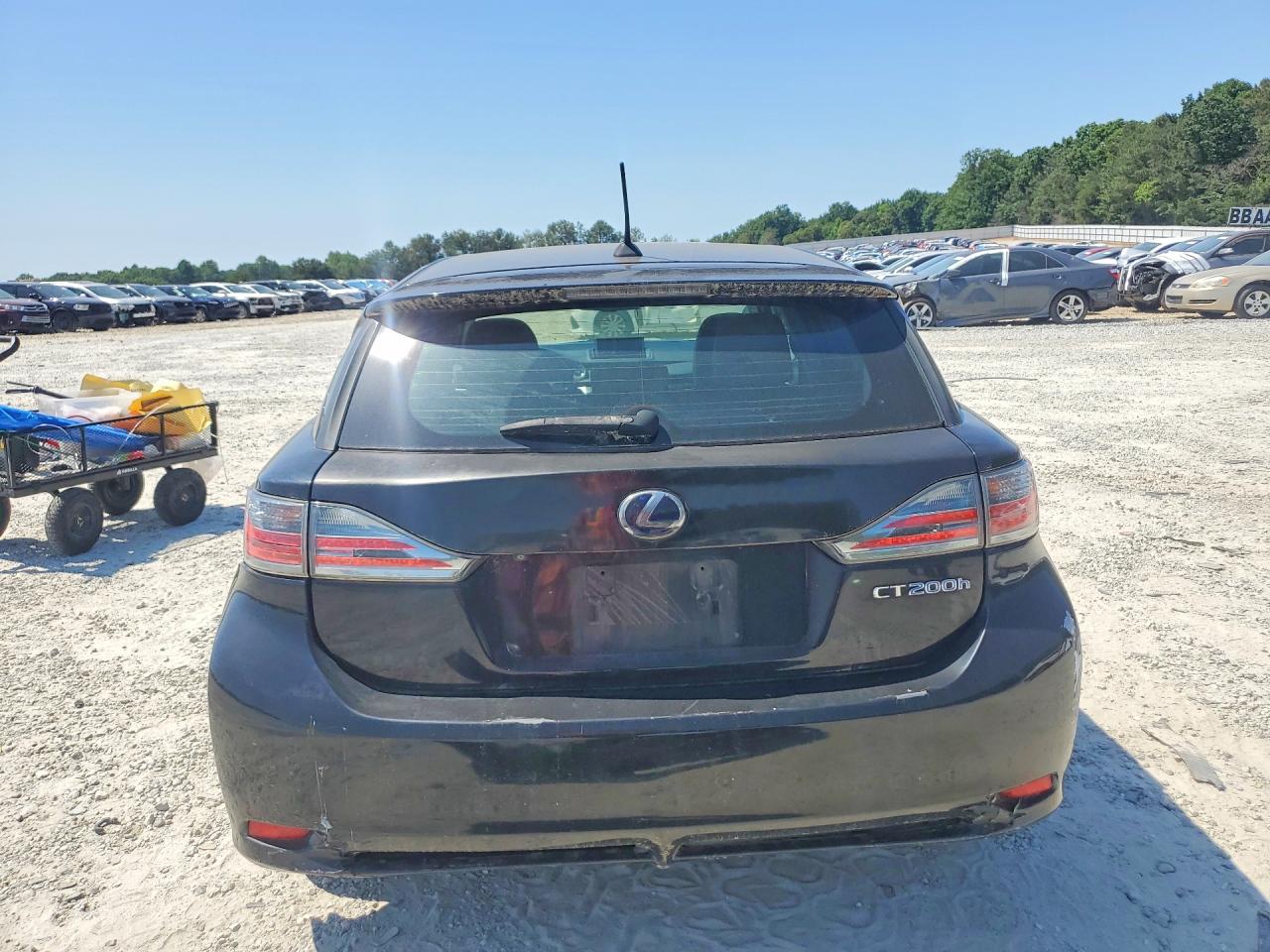 2012 Lexus Ct 200 Black vin: JTHKD5BH9C2049511