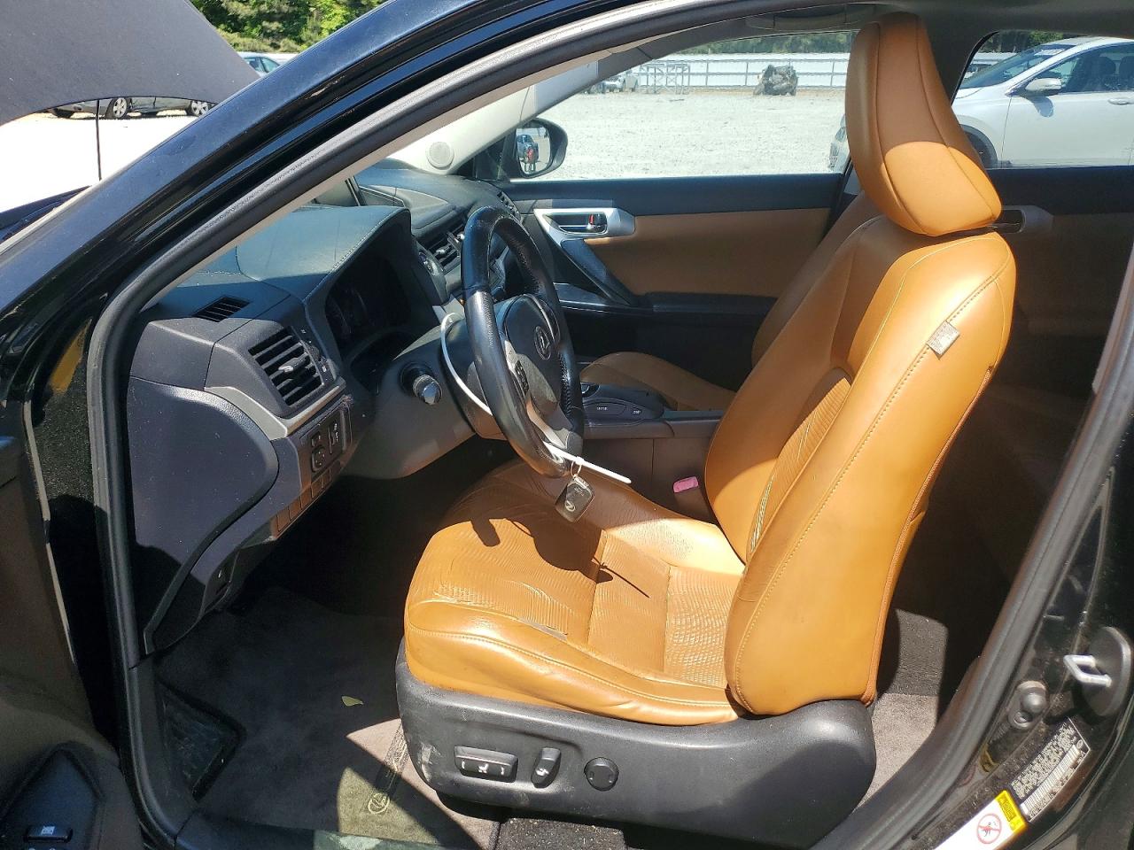 2012 Lexus Ct 200 Black vin: JTHKD5BH9C2049511