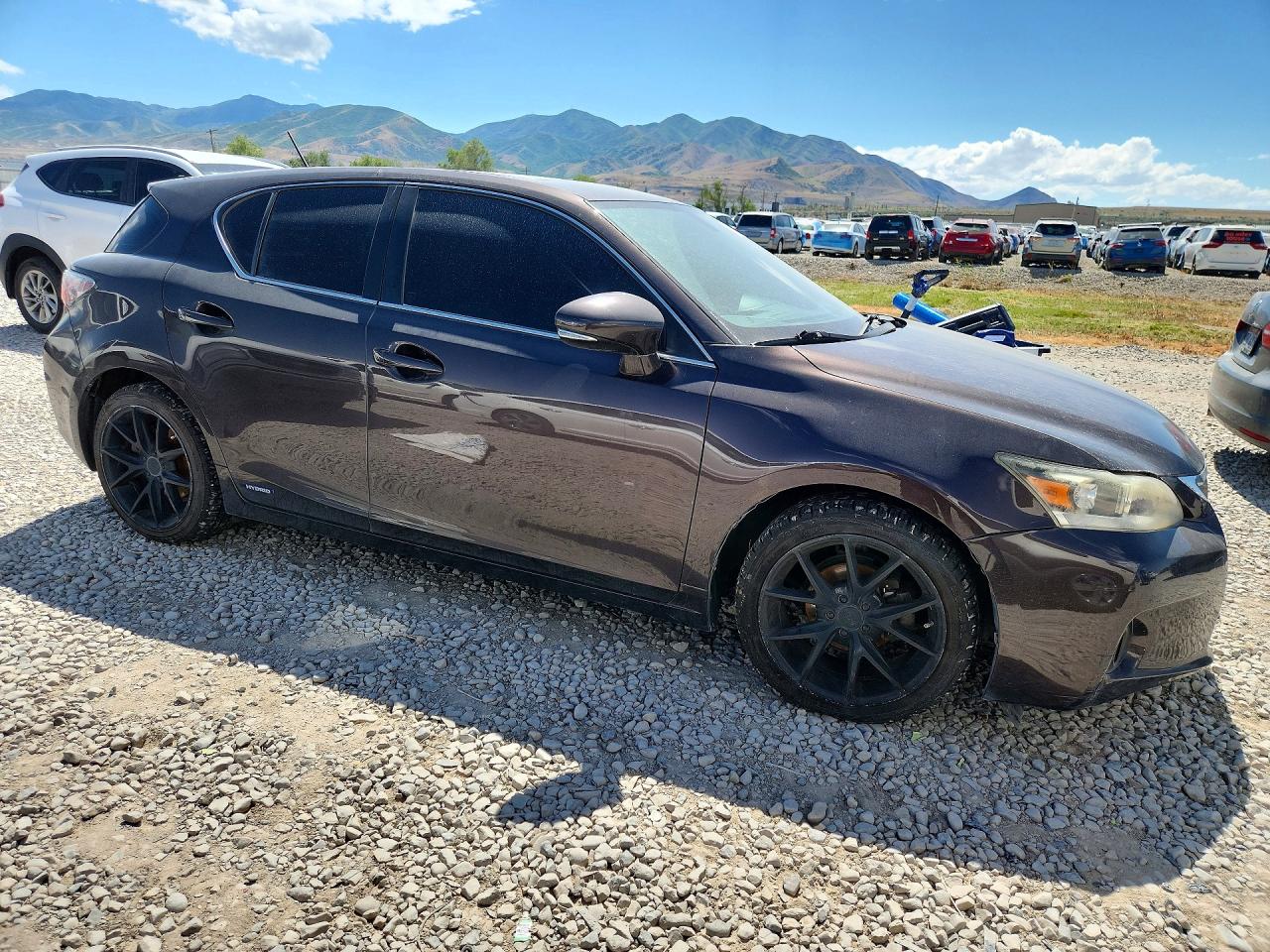 2012 Lexus Ct 200 Charcoal vin: JTHKD5BH9C2062128