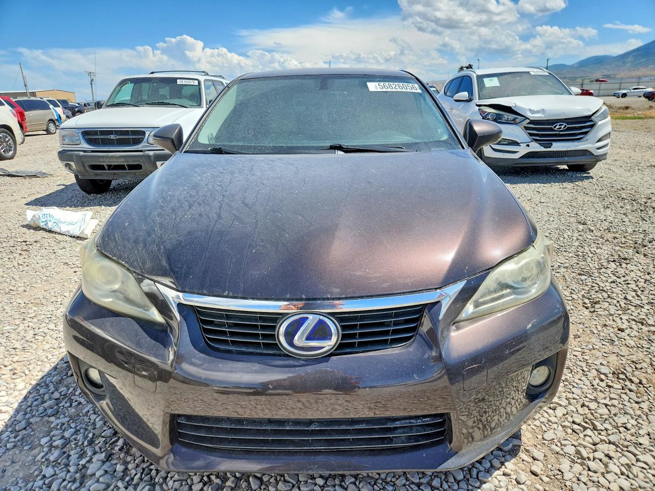 2012 Lexus Ct 200 Charcoal vin: JTHKD5BH9C2062128
