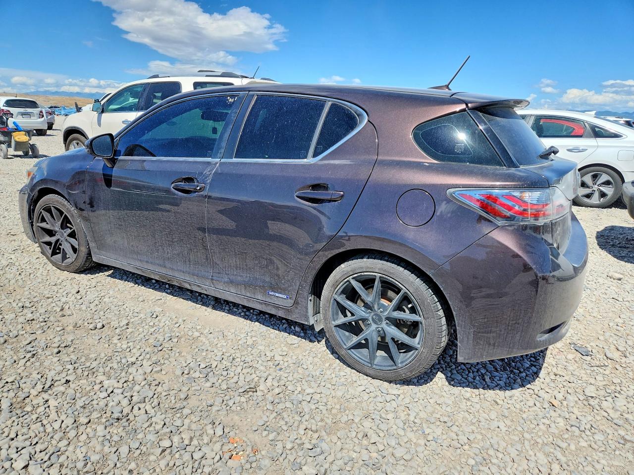 2012 Lexus Ct 200 Charcoal vin: JTHKD5BH9C2062128