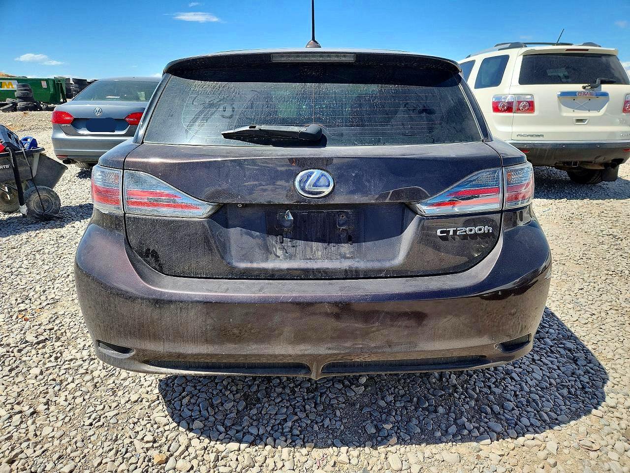 2012 Lexus Ct 200 Charcoal vin: JTHKD5BH9C2062128