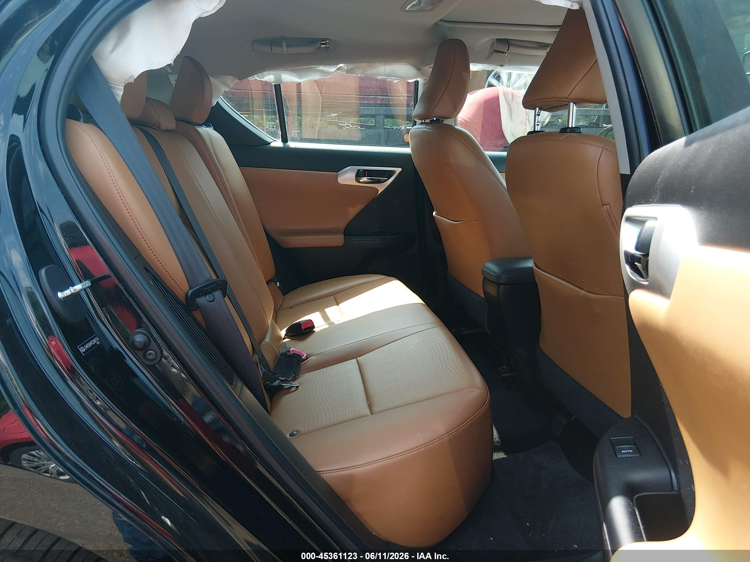2012 Lexus Ct 200h Premium Black vin: JTHKD5BH9C2069774