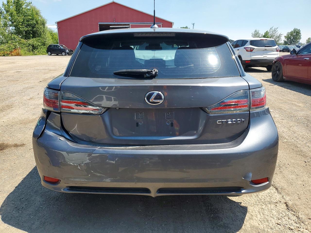 2012 Lexus Ct 200h Base Gray vin: JTHKD5BH9C2087496