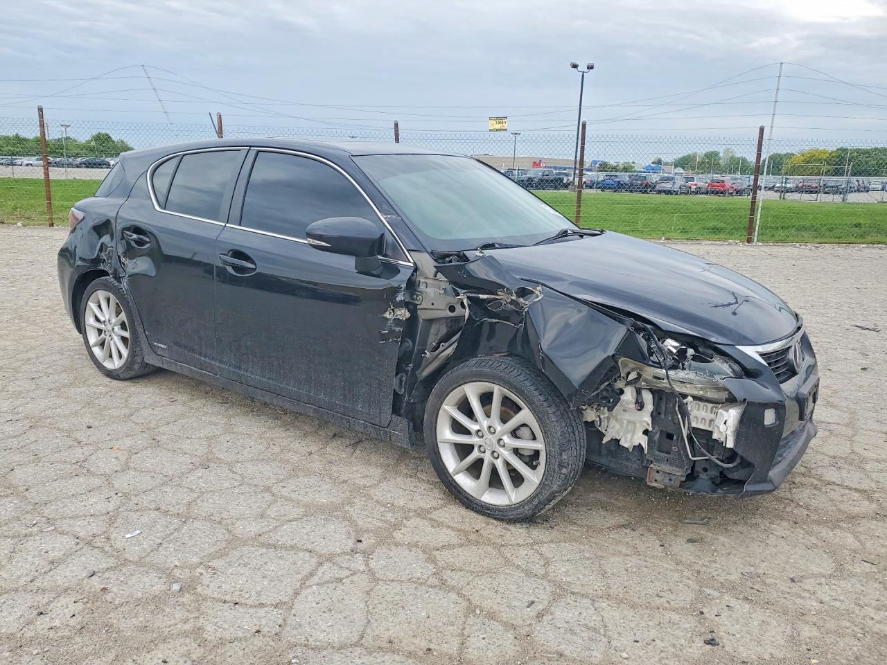 2012 Lexus Ct 200 Black vin: JTHKD5BH9C2109285
