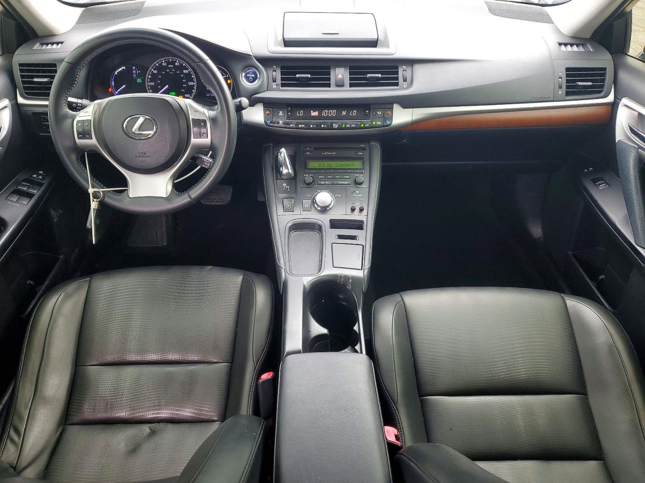 2012 Lexus Ct 200 Black vin: JTHKD5BH9C2109285