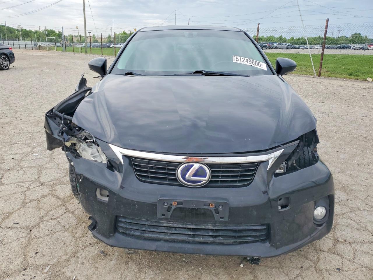 2012 Lexus Ct 200 Black vin: JTHKD5BH9C2109285