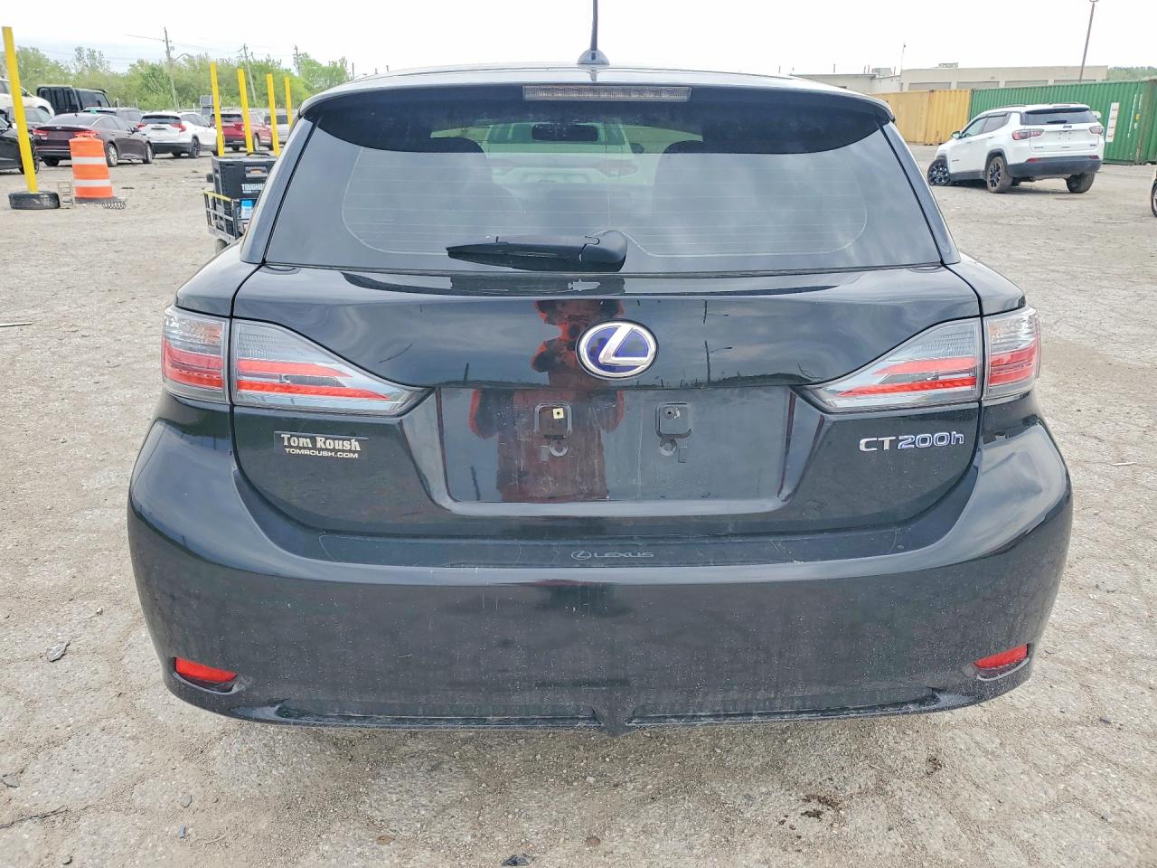 2012 Lexus Ct 200 Black vin: JTHKD5BH9C2109285