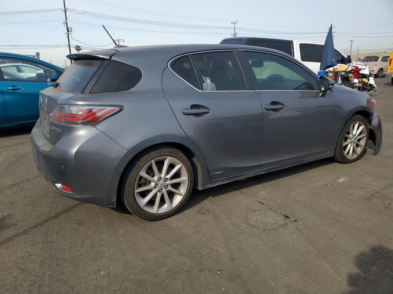 2013 Lexus Ct 200h Base Gray vin: JTHKD5BH9D2123009