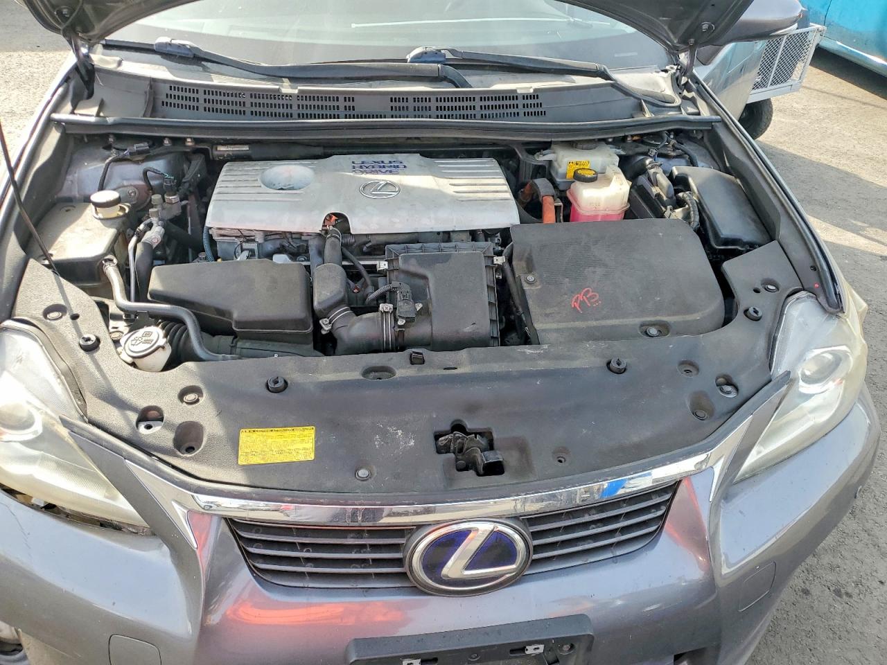 2013 Lexus Ct 200h Base Gray vin: JTHKD5BH9D2123009