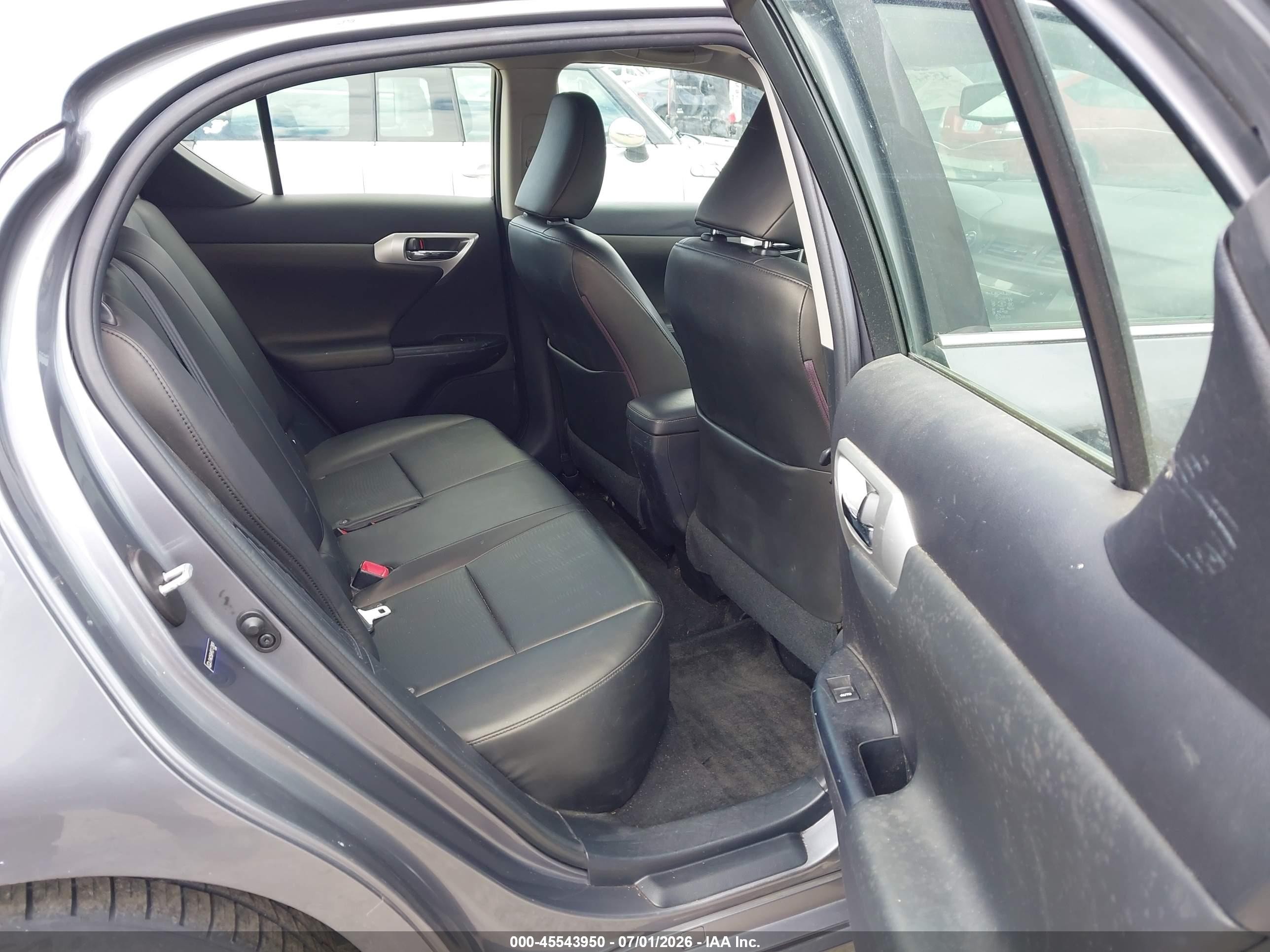 2013 Lexus Ct 200h   Gray vin: JTHKD5BH9D2132809