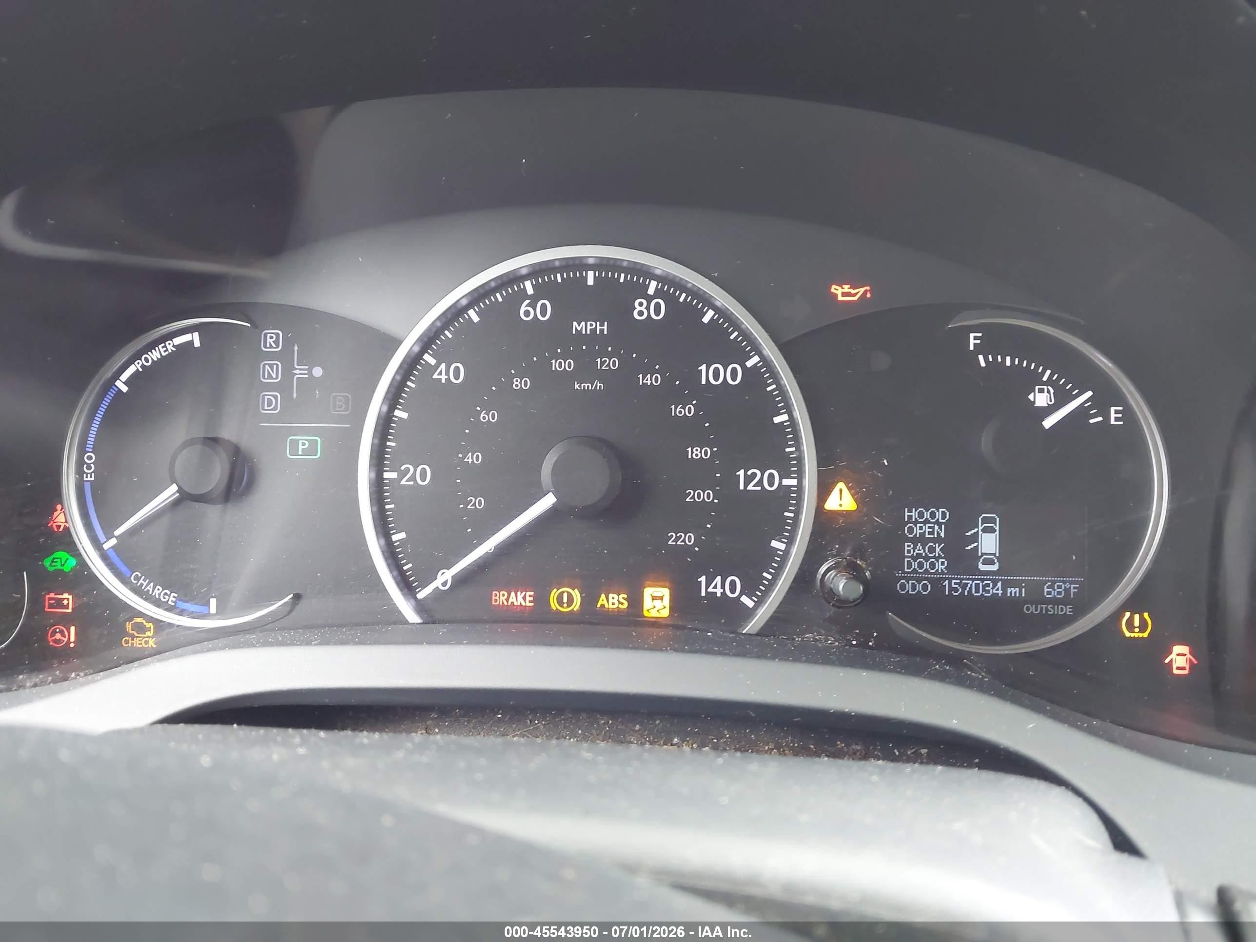 2013 Lexus Ct 200h   Gray vin: JTHKD5BH9D2132809