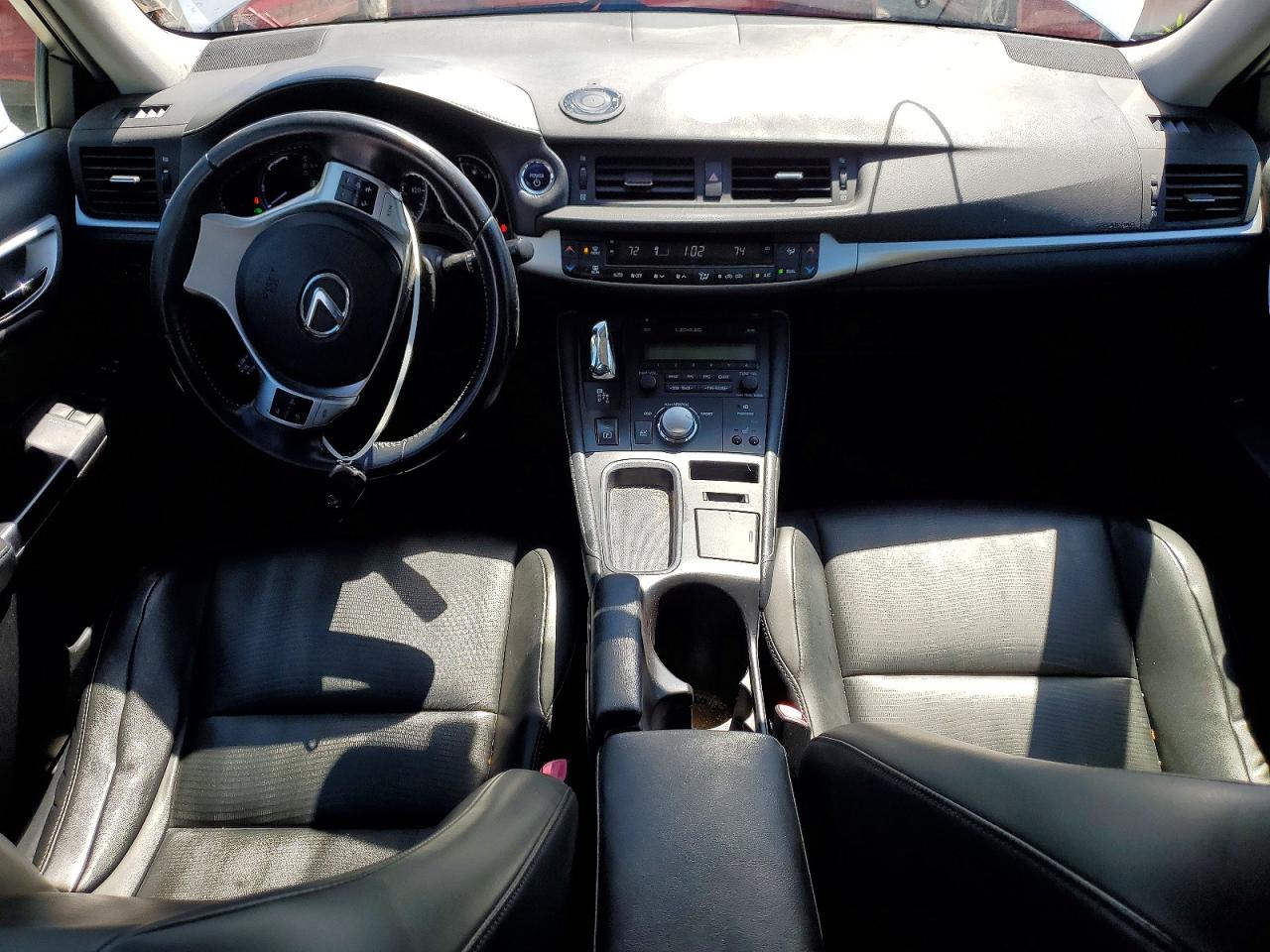 2013 Lexus Ct 200 White vin: JTHKD5BH9D2134267