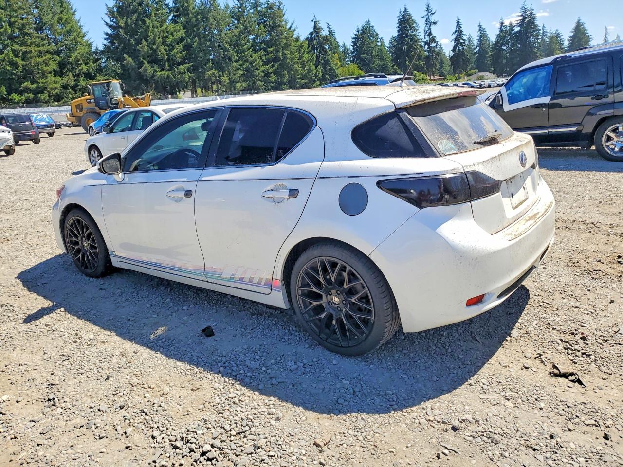 2013 Lexus Ct 200 White vin: JTHKD5BH9D2167091