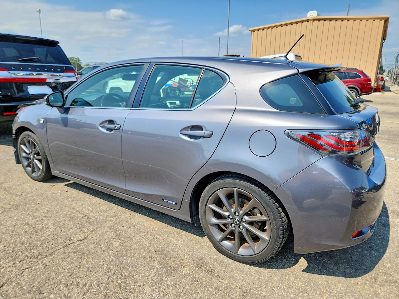 2013 Lexus Ct 200 Gray vin: JTHKD5BH9D2169259