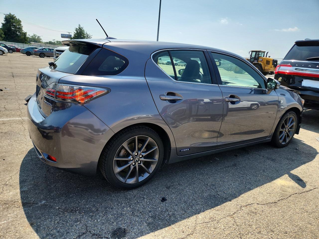 2013 Lexus Ct 200 Gray vin: JTHKD5BH9D2169259