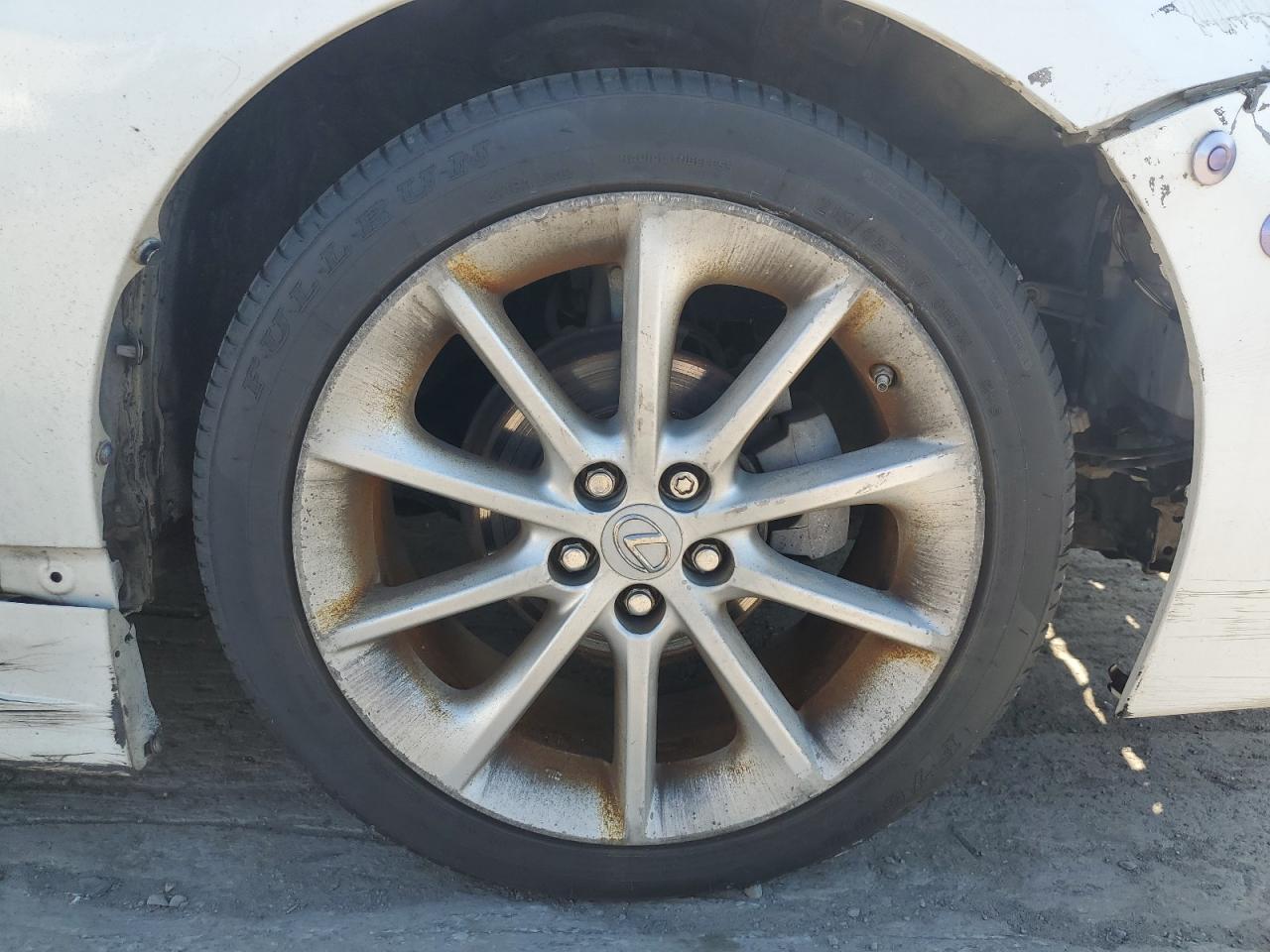 2013 Lexus Ct 200 White vin: JTHKD5BH9D2171514 Damage: Right Front Wheel, Curb Rash, > 12 Inches