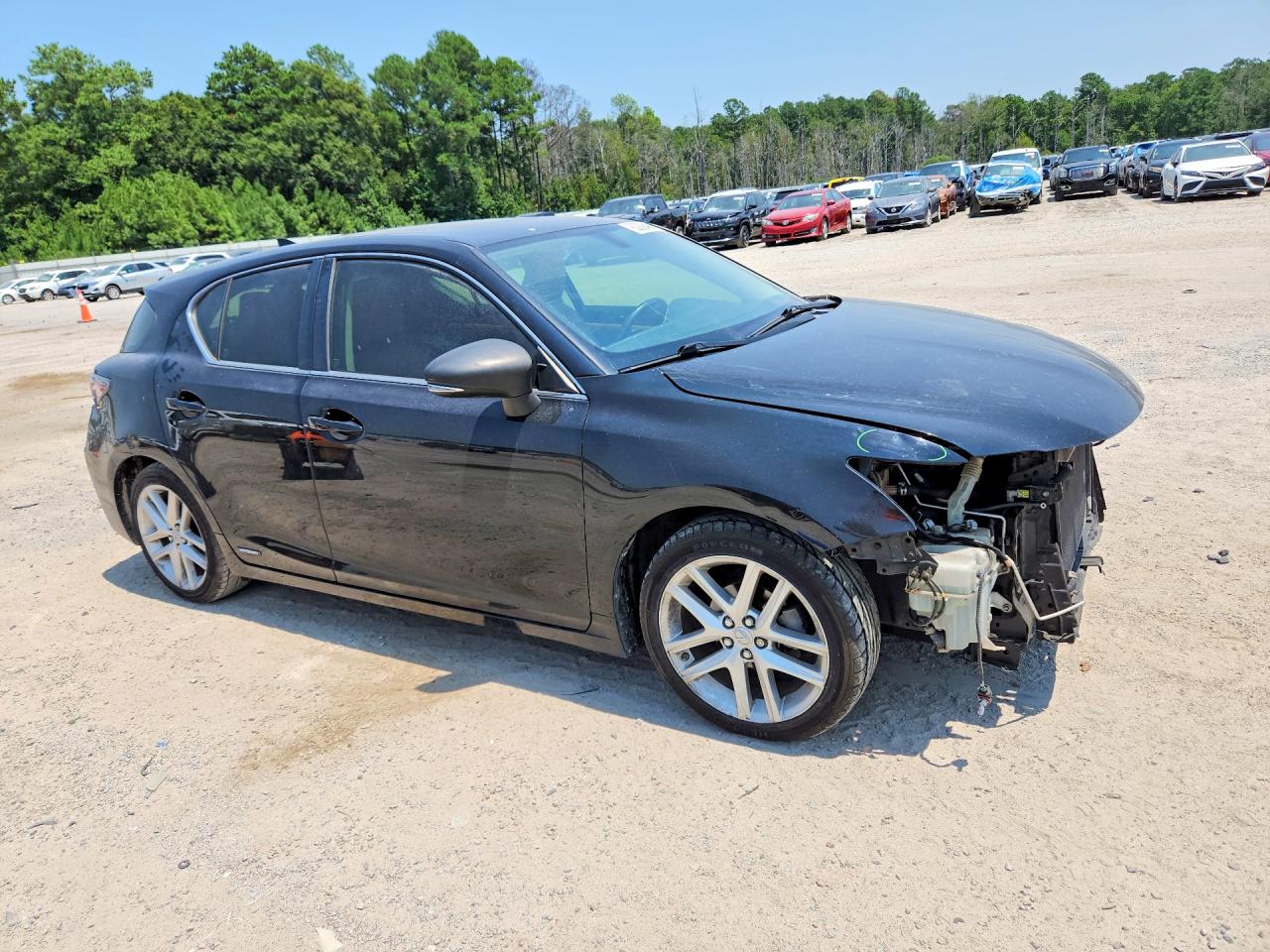 2014 Lexus Ct 200 Black vin: JTHKD5BH9E2174463