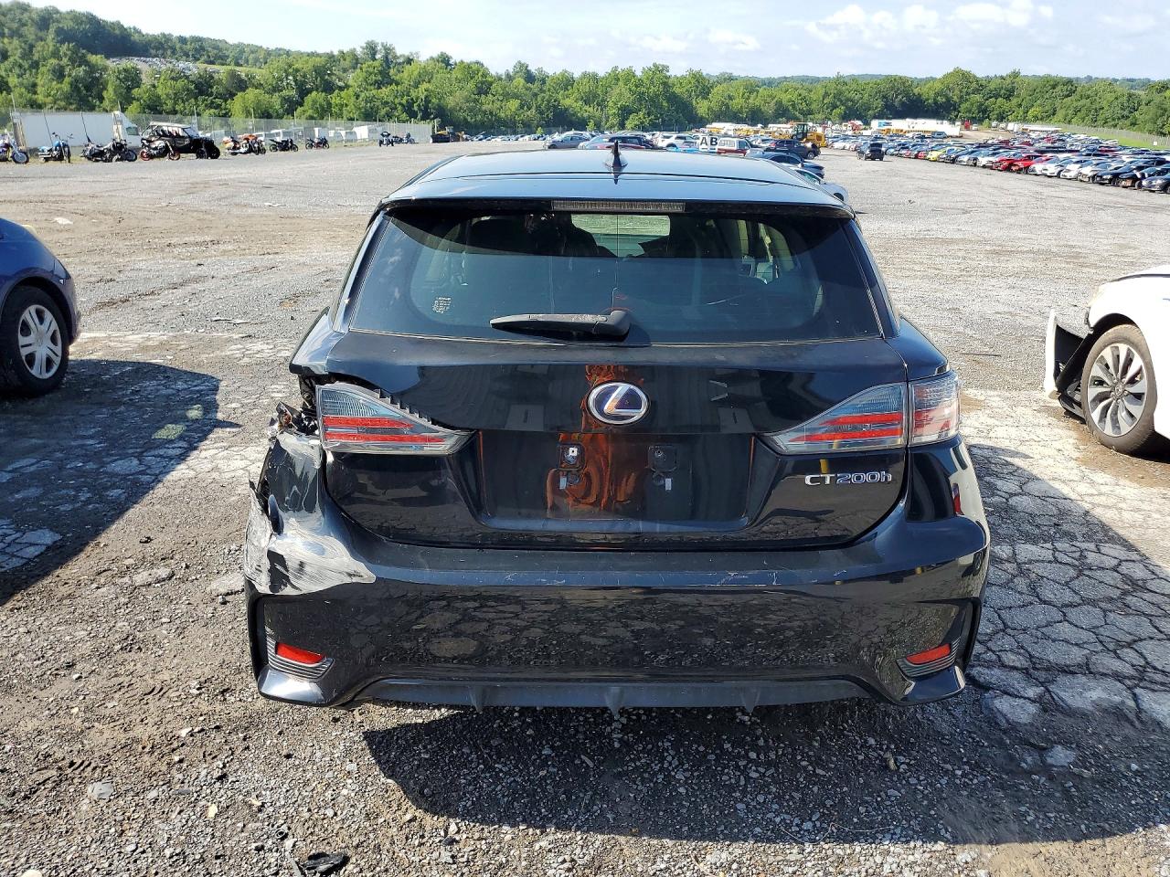 2014 Lexus Ct 200 Black vin: JTHKD5BH9E2177413