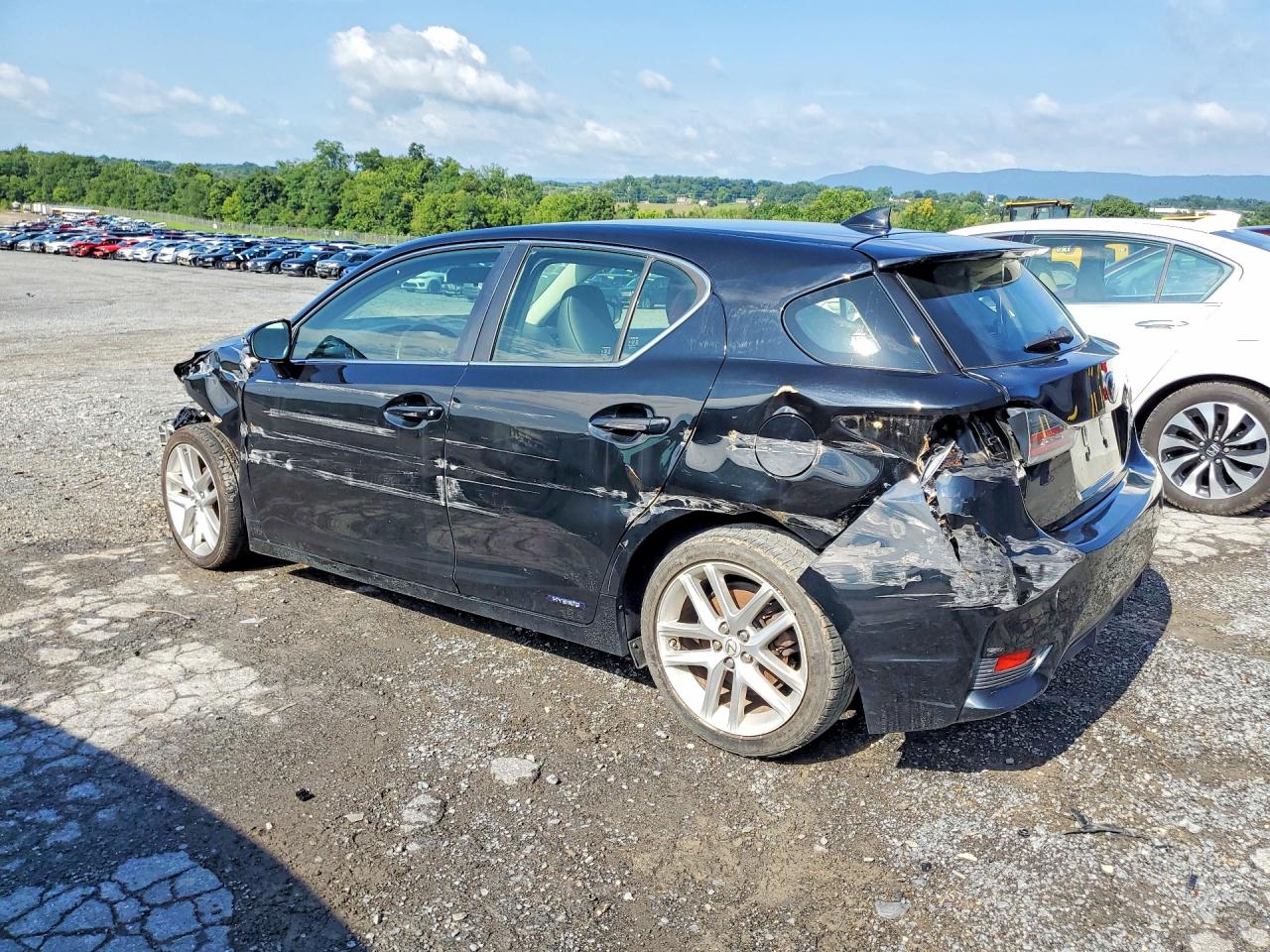 2014 Lexus Ct 200 Black vin: JTHKD5BH9E2177413