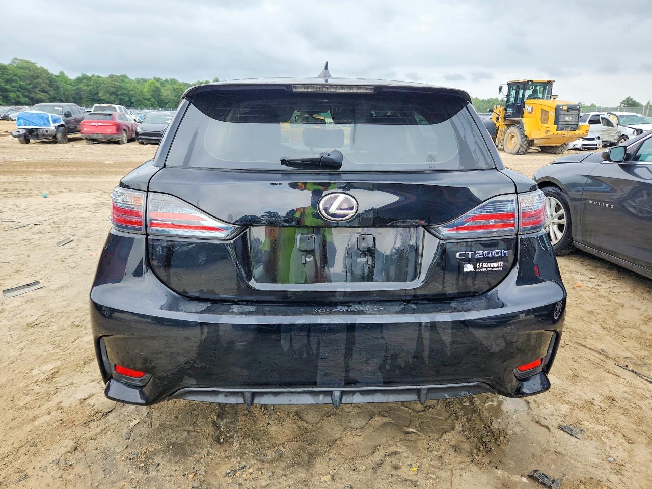 2014 Lexus Ct 200 Black vin: JTHKD5BH9E2177461