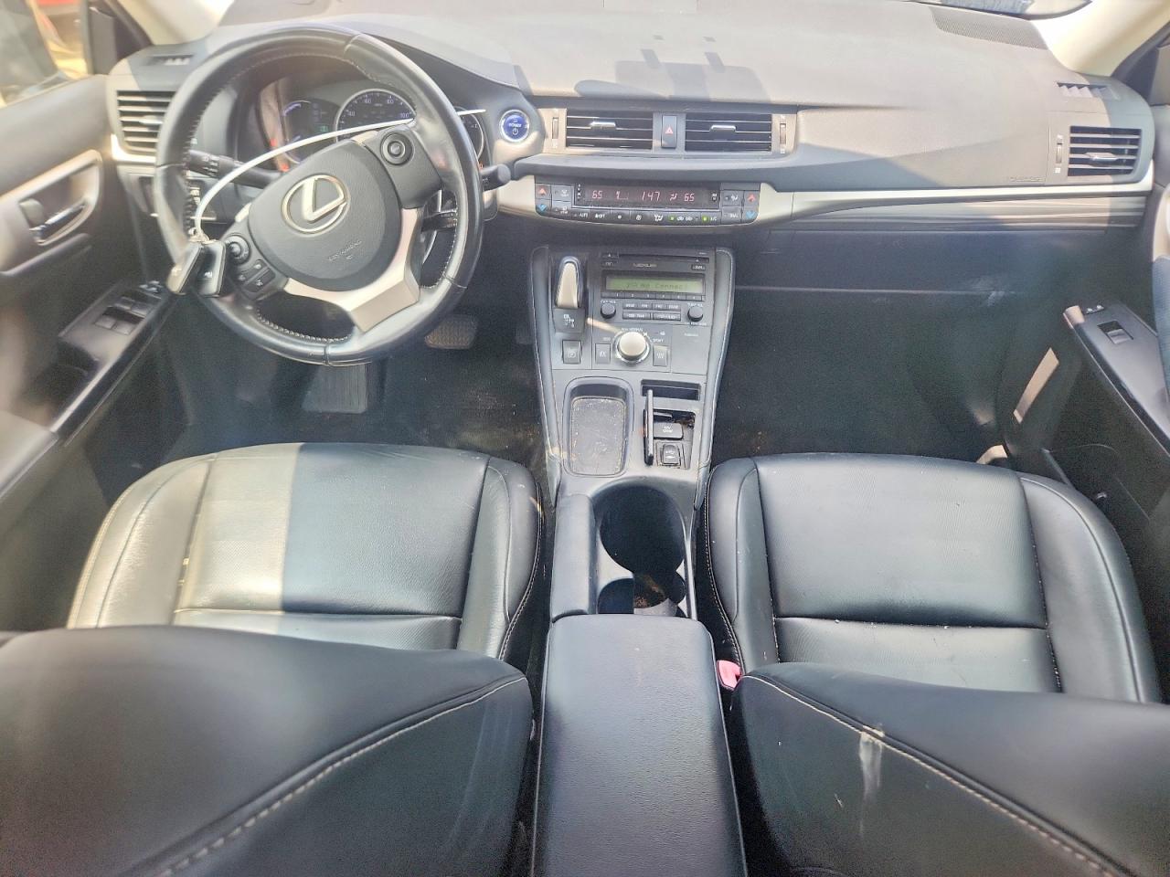 2014 Lexus Ct 200 Black vin: JTHKD5BH9E2177461