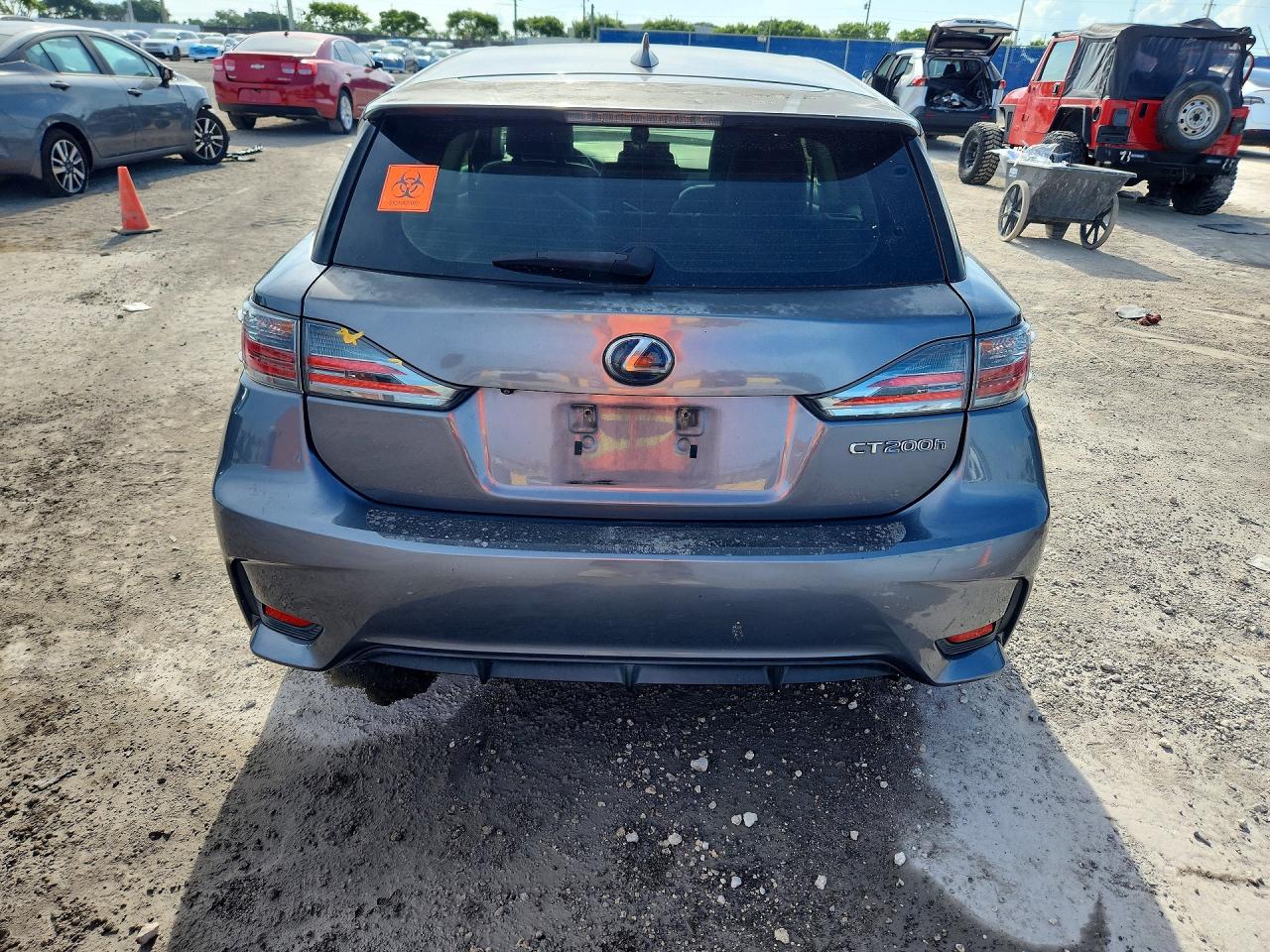 2014 Lexus Ct 200 Gray vin: JTHKD5BH9E2181400