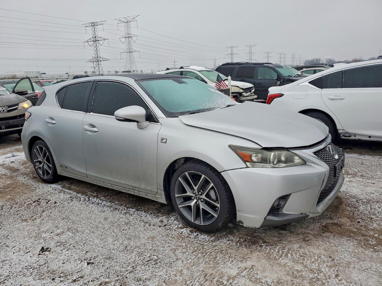 2014 Lexus Ct 200 Серебряный vin: JTHKD5BH9E2193997