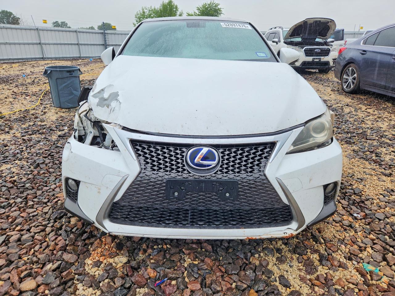 2015 Lexus Ct 200 Белый vin: JTHKD5BH9F2216700