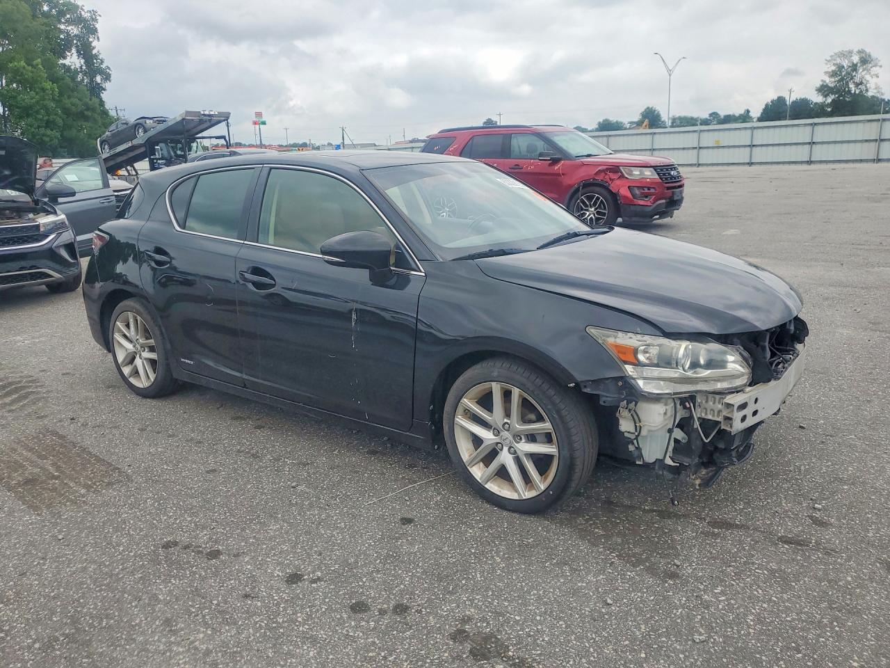 2015 Lexus Ct 200 Black vin: JTHKD5BH9F2218737
