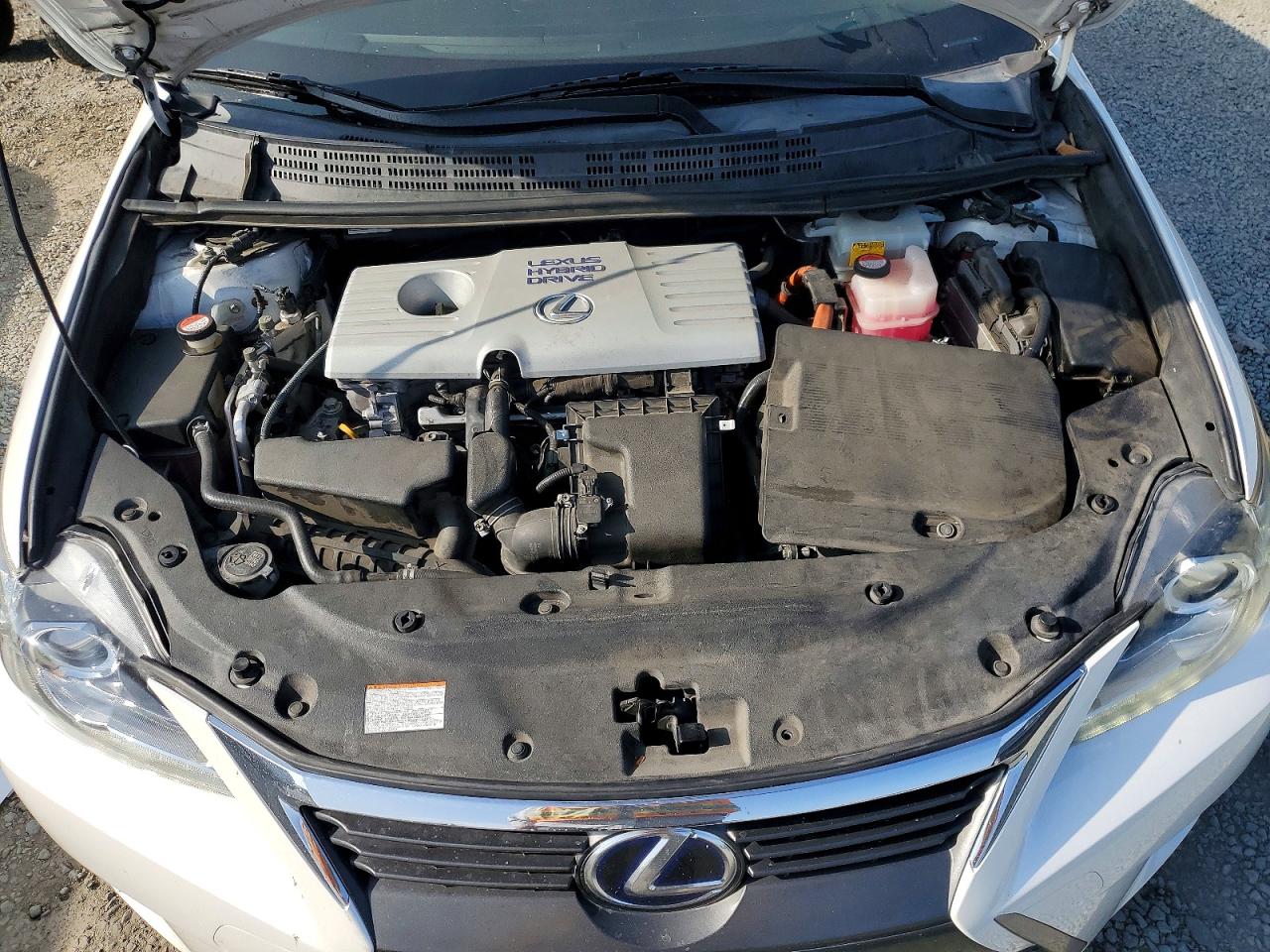 2015 Lexus Ct 200 White vin: JTHKD5BH9F2232699