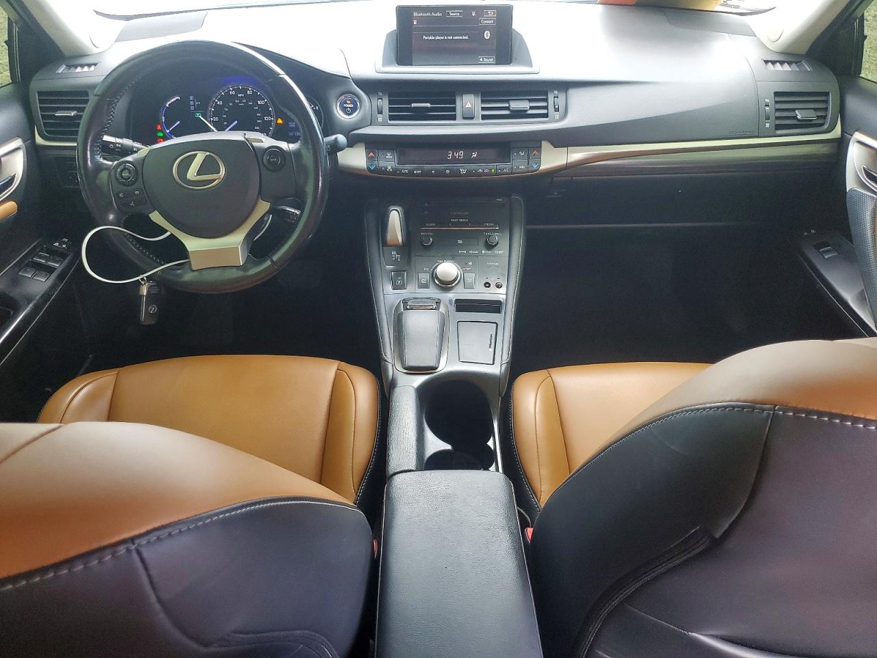 2015 Lexus Ct 200 White vin: JTHKD5BH9F2234176
