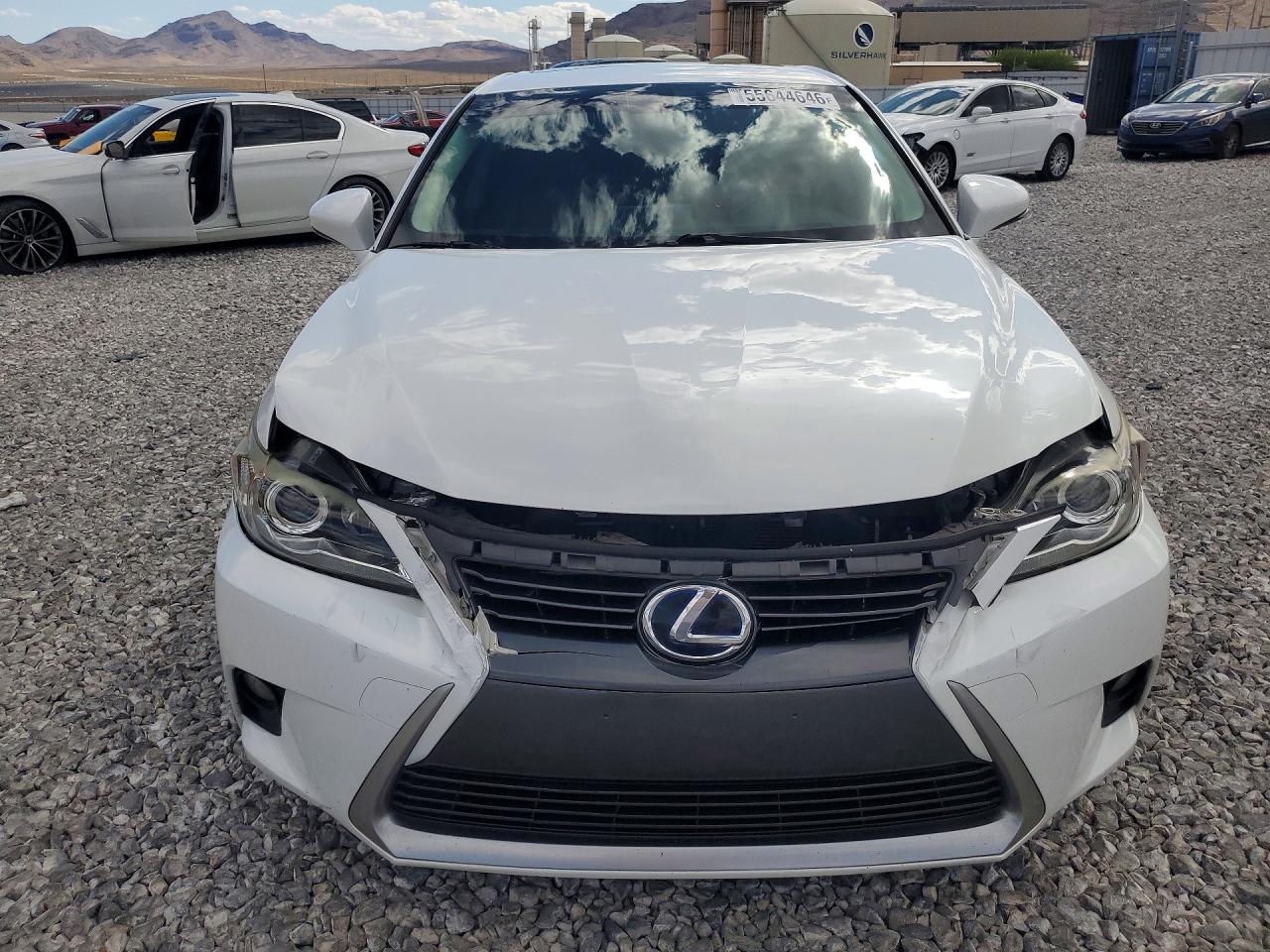 2015 Lexus Ct 200 White vin: JTHKD5BH9F2234176