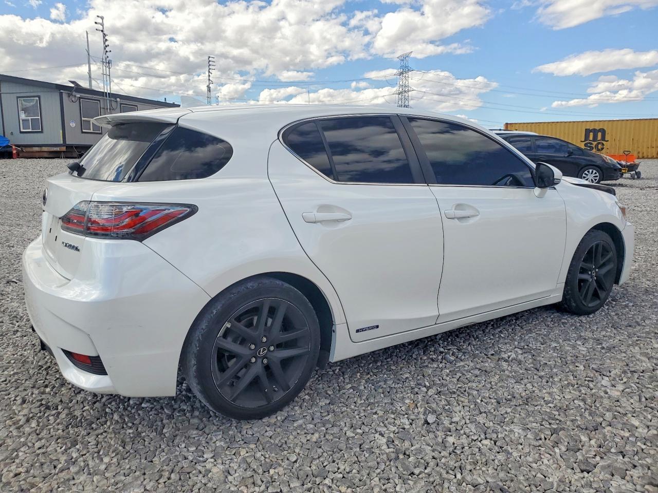 2015 Lexus Ct 200 White vin: JTHKD5BH9F2234176