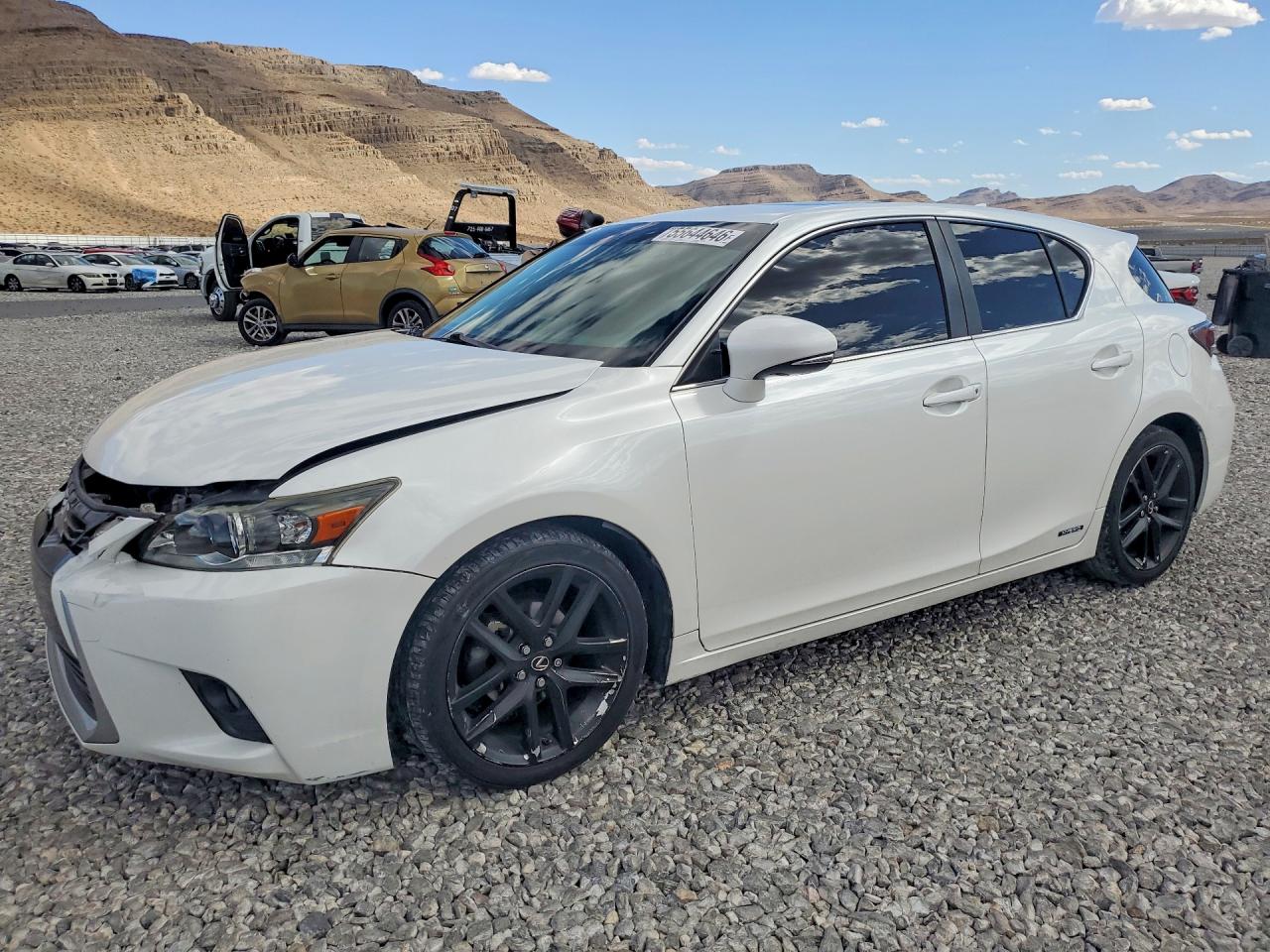 2015 Lexus Ct 200 White vin: JTHKD5BH9F2234176