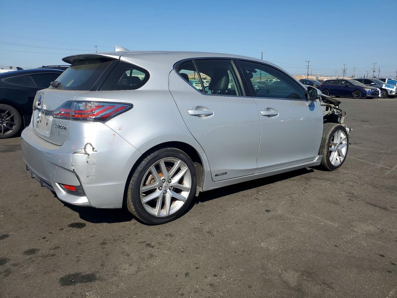 2015 Lexus Ct 200 Silver vin: JTHKD5BH9F2235957