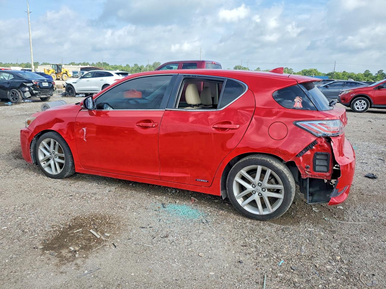 2015 Lexus Ct 200 Red vin: JTHKD5BH9F2245811