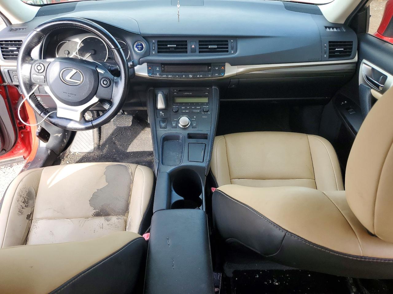 2015 Lexus Ct 200 Red vin: JTHKD5BH9F2245811