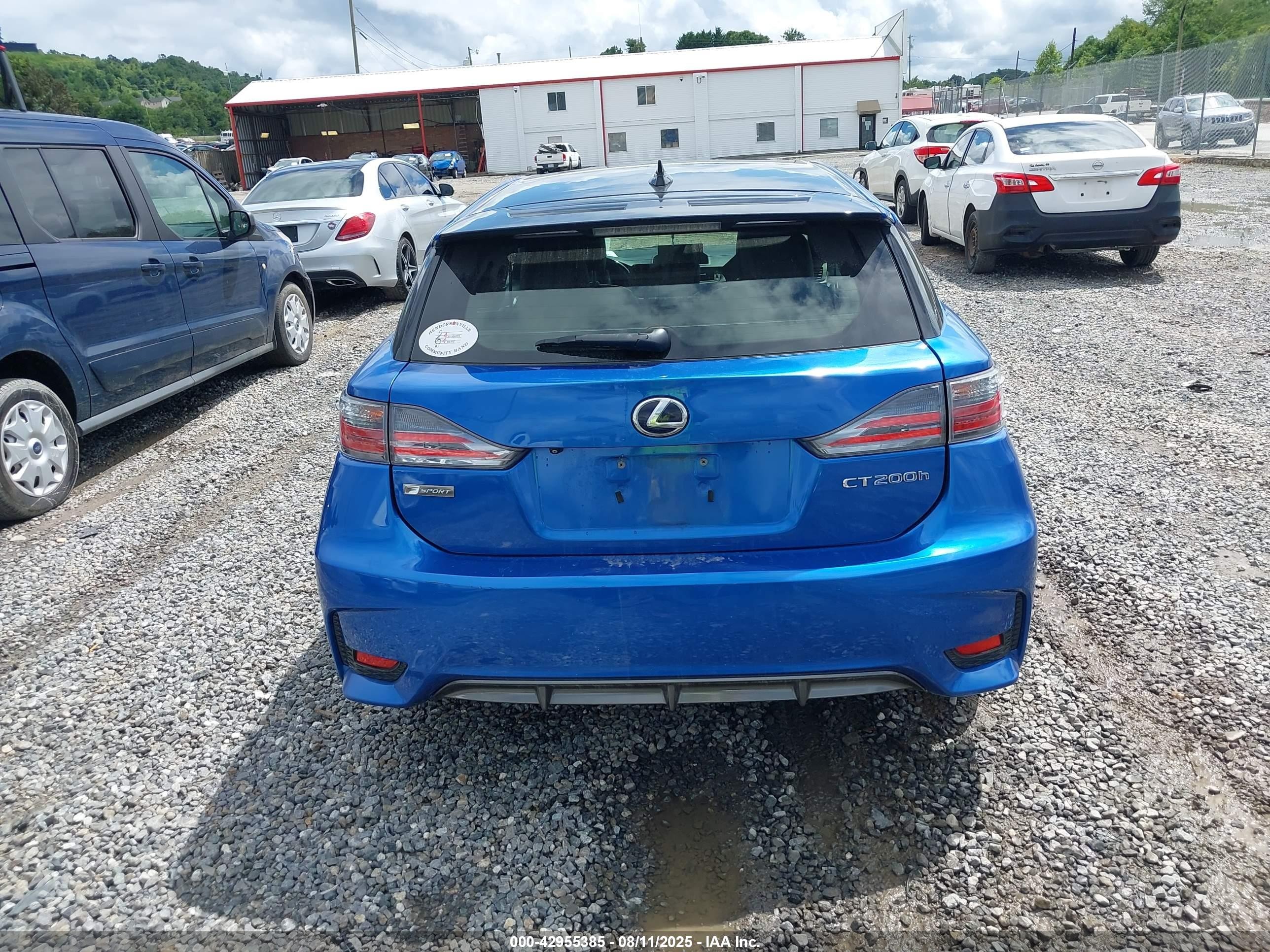 2017 Lexus Ct 200h   Blue vin: JTHKD5BH9H2293974
