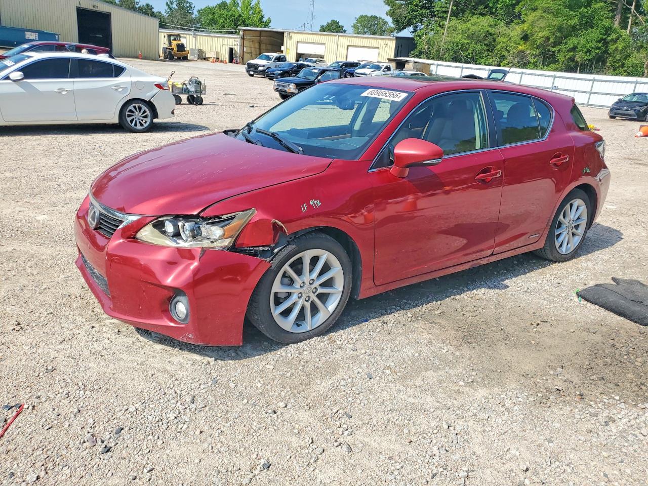 2012 Lexus Ct 200 Red vin: JTHKD5BHXC2048643