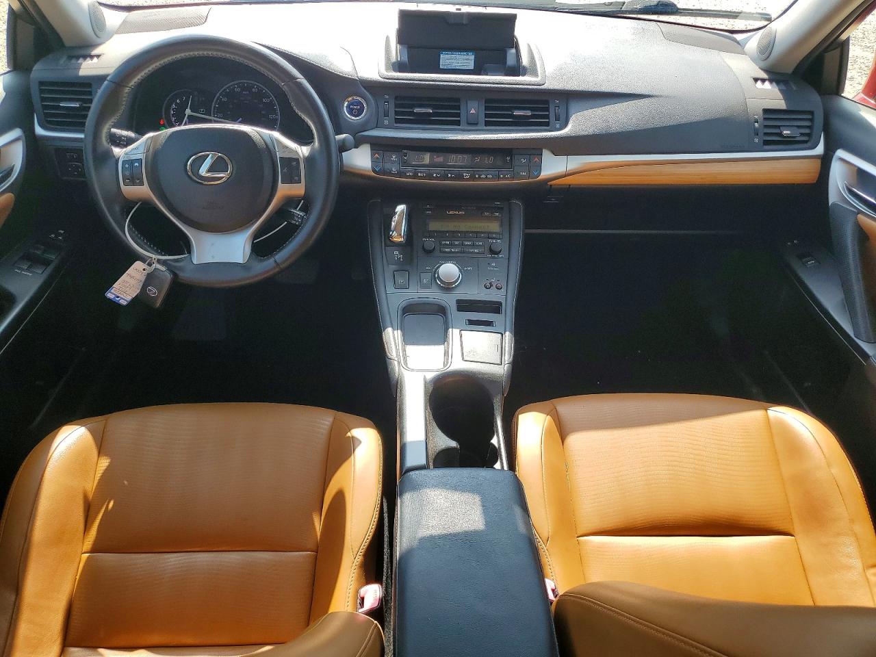 2012 Lexus Ct 200 Red vin: JTHKD5BHXC2048643