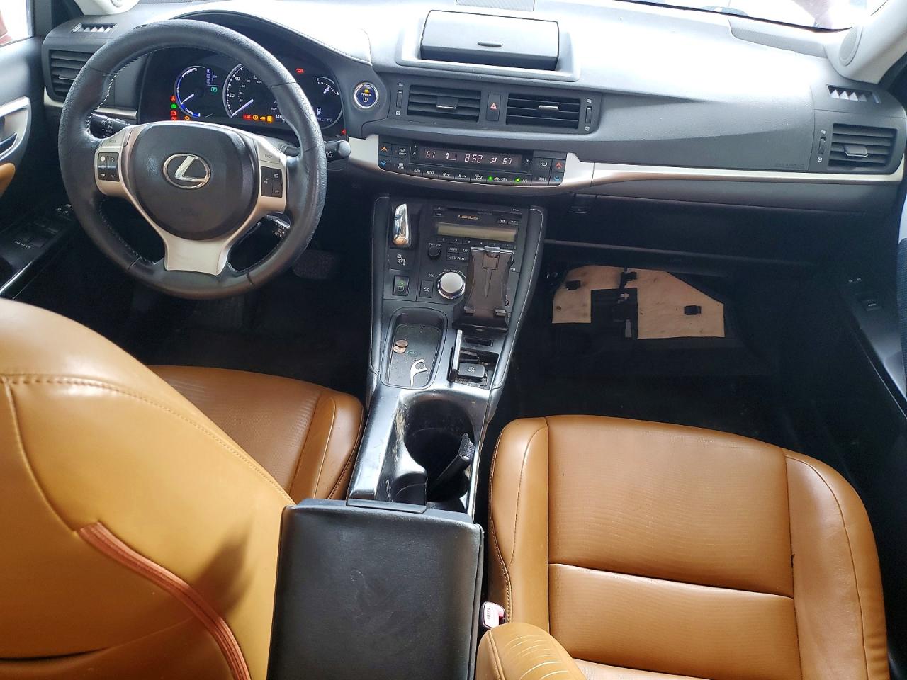 2012 Lexus Ct 200 Red vin: JTHKD5BHXC2068049