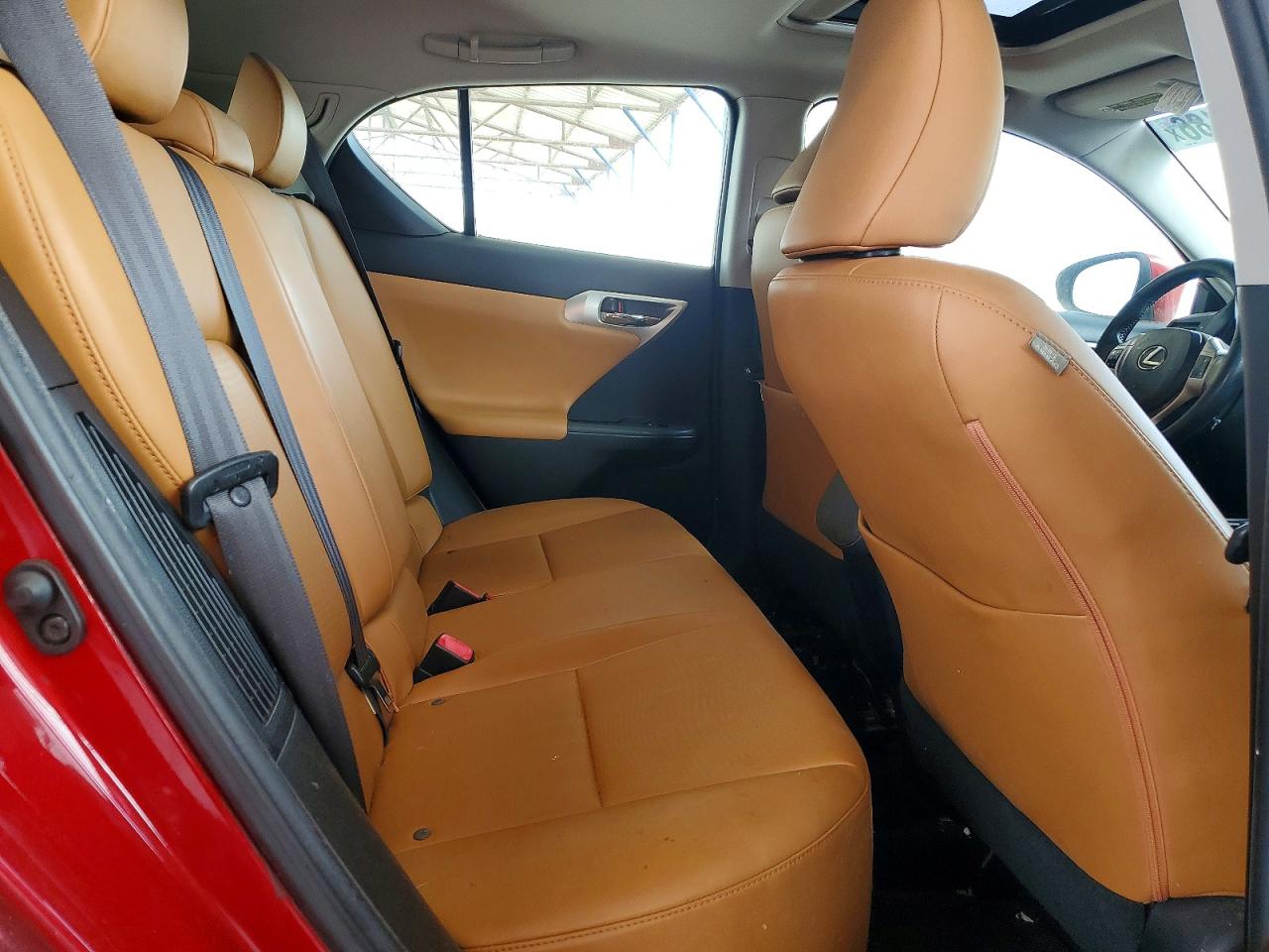 2012 Lexus Ct 200 Red vin: JTHKD5BHXC2068049