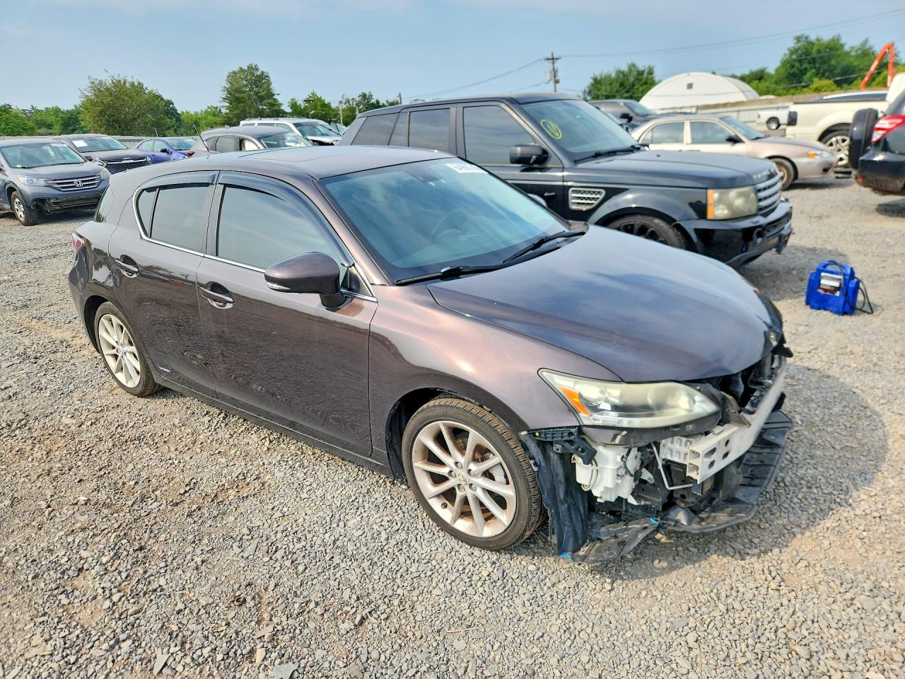 2012 Lexus Ct 200 Gray vin: JTHKD5BHXC2074899