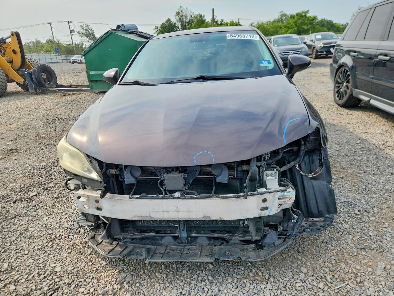 2012 Lexus Ct 200 Gray vin: JTHKD5BHXC2074899