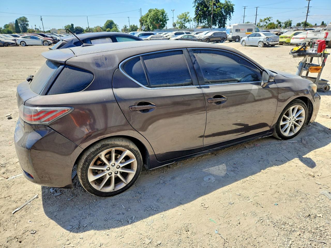 2012 Lexus Ct 200 Brown vin: JTHKD5BHXC2118724