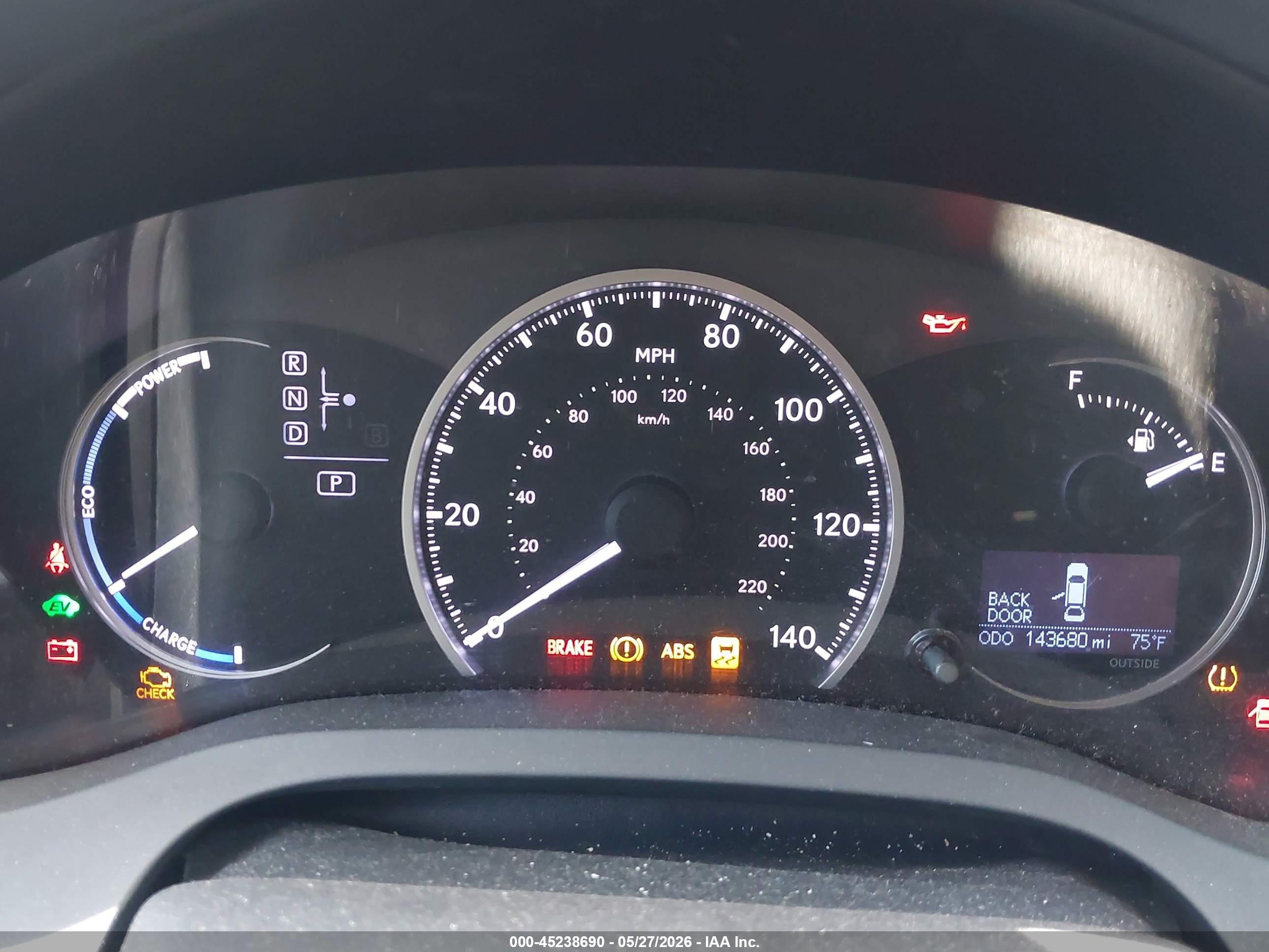 2013 Lexus Ct 200h   Black vin: JTHKD5BHXD2126341