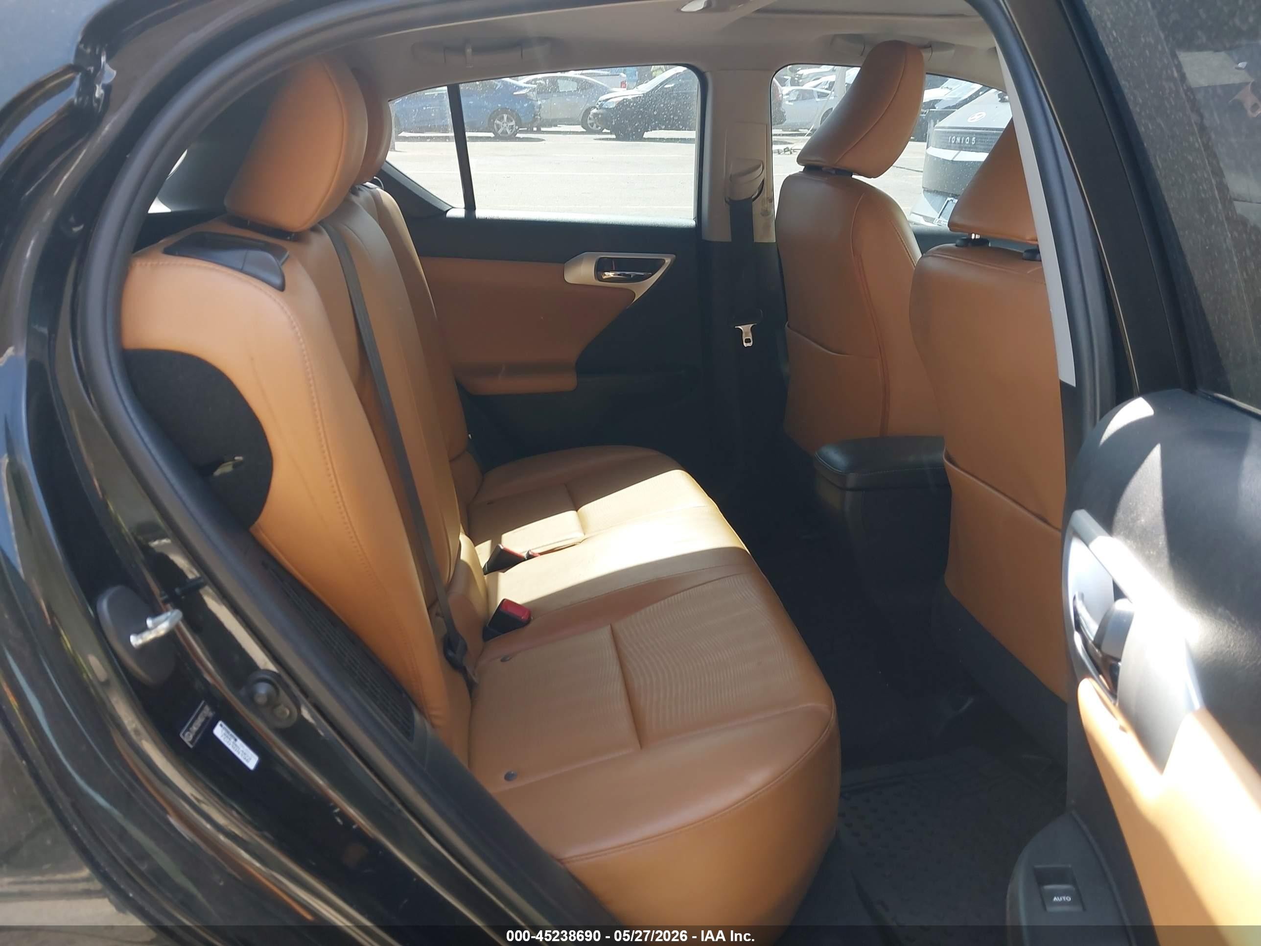 2013 Lexus Ct 200h   Black vin: JTHKD5BHXD2126341