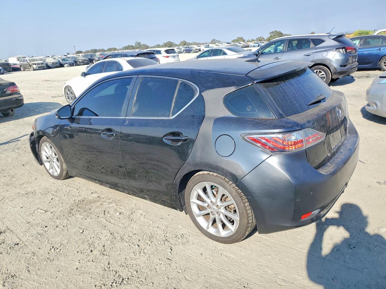 2013 Lexus Ct 200 Black vin: JTHKD5BHXD2131815