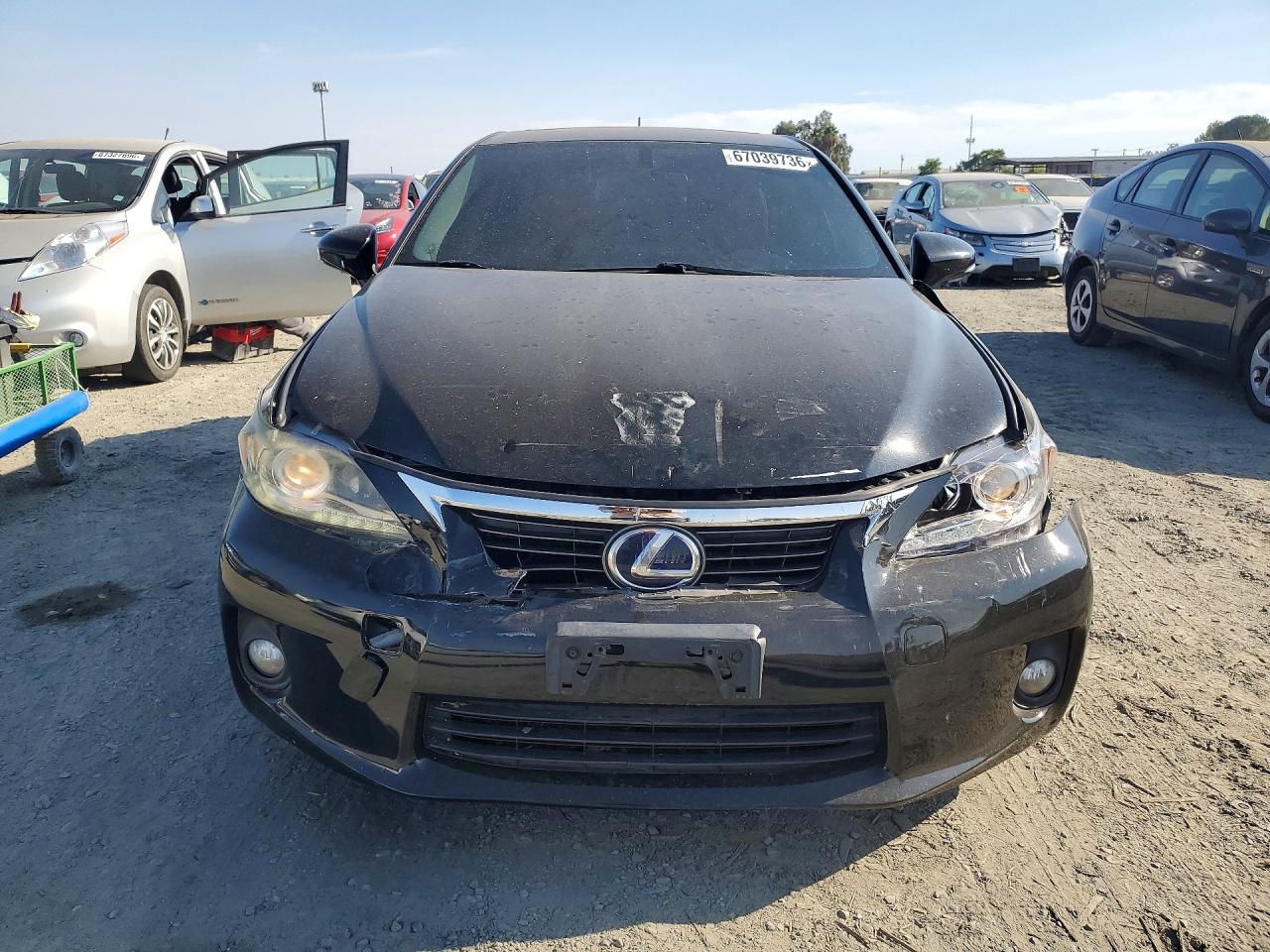 2013 Lexus Ct 200 Black vin: JTHKD5BHXD2131815
